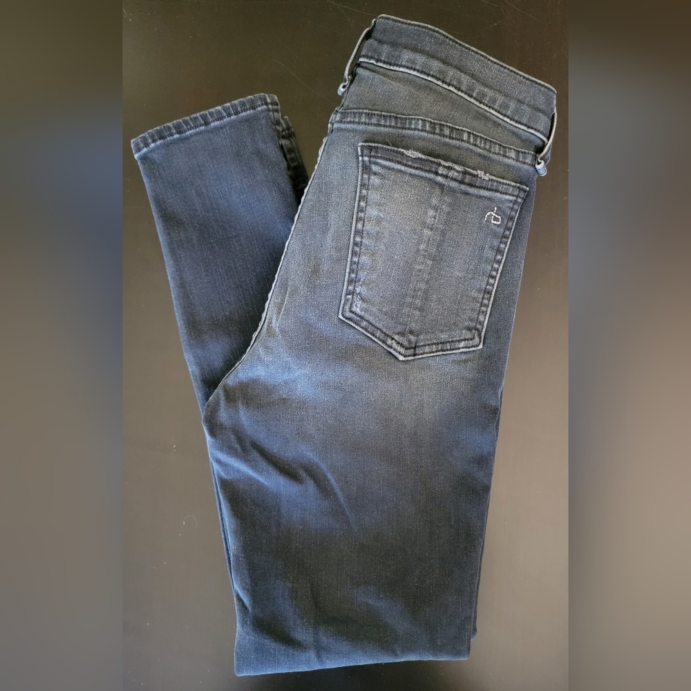 Rag & Bone Mid-Rise Skinny Leg Jeans - Picture 9 of 13